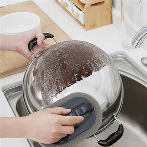 Magic eraser sponge cleaning  kitchen