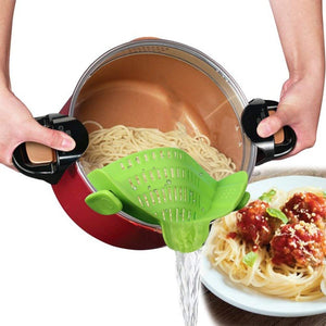 Clip On Silicone Colander,