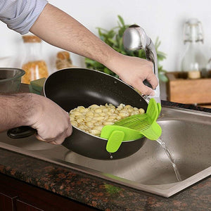 Clip On Silicone Colander,