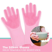 Load image into Gallery viewer, 1 Pair Dish Washing Gloves Magic Silicone